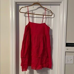 Urban Outfitters Red Sleeveless Dress